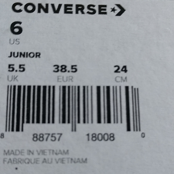 ✨ CONVERSE ALL⭐STAR (Size 6) - Picture 4 of 5